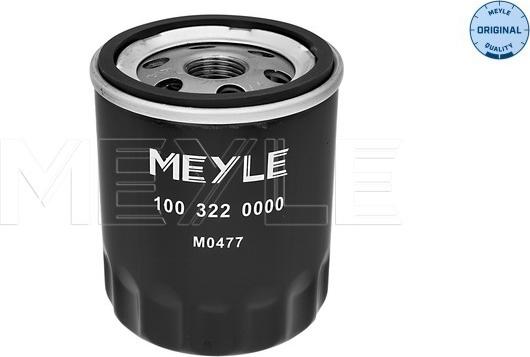 Meyle 100 322 0000 - Масляный фильтр autospares.lv