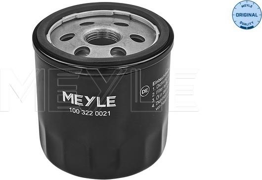 Meyle 100 322 0021 - Масляный фильтр autospares.lv