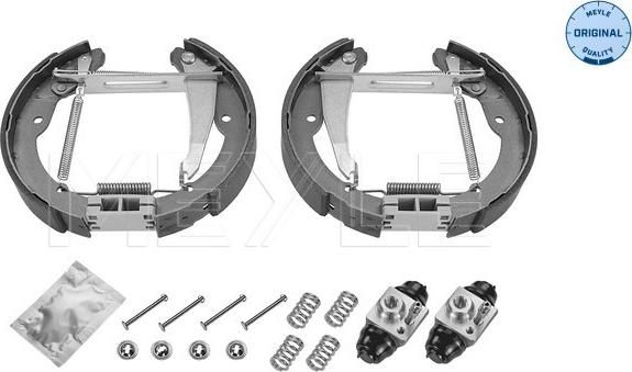 Meyle 114 533 0009 - Комплект тормозных колодок, барабанные autospares.lv