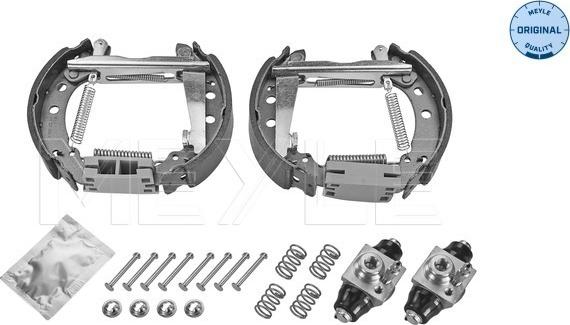 Meyle 114 533 0019 - Комплект тормозных колодок, барабанные autospares.lv