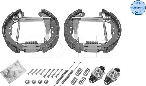 Meyle 114 533 0011 - Комплект тормозных колодок, барабанные autospares.lv