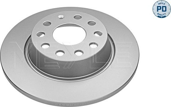 Meyle 115 523 0043/PD - Тормозной диск autospares.lv