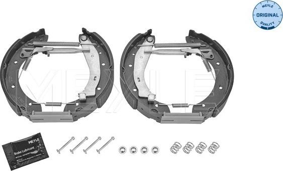 Meyle 11-14 533 0050/K - Комплект тормозных колодок, барабанные autospares.lv