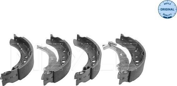 Meyle 11-14 533 0019 - Комплект тормозных колодок, барабанные autospares.lv