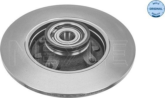 Meyle 11-15 523 4101 - Тормозной диск autospares.lv