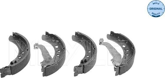 Meyle 36-14 533 0004 - Комплект тормозных колодок, барабанные autospares.lv