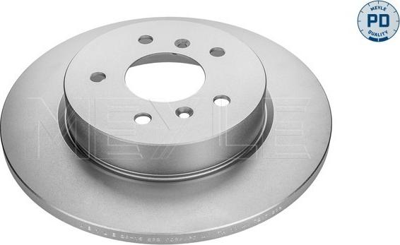 Meyle 36-15 523 0055/PD - Тормозной диск autospares.lv