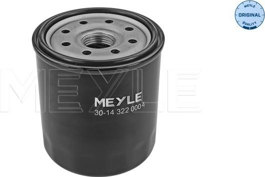 Meyle 30-14 322 0004 - Масляный фильтр autospares.lv