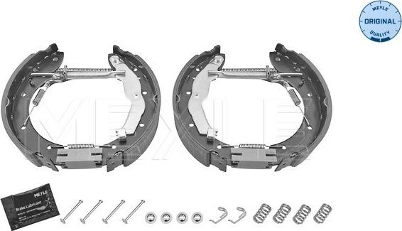 Meyle 314 533 0003/K - Комплект тормозных колодок, барабанные autospares.lv