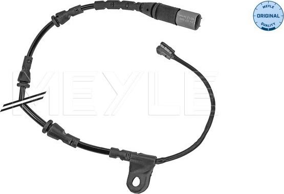 Meyle 314 527 0009 - Сигнализатор, износ тормозных колодок autospares.lv