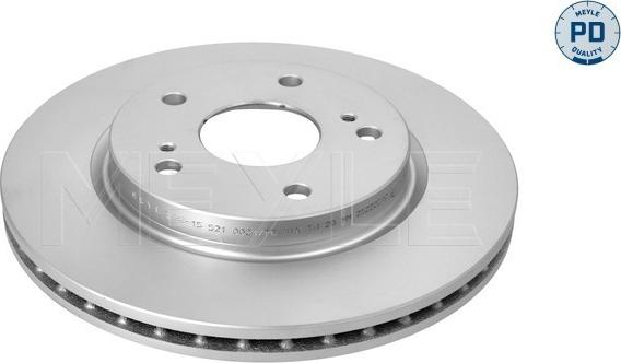 Meyle 33-15 521 0021/PD - Тормозной диск autospares.lv