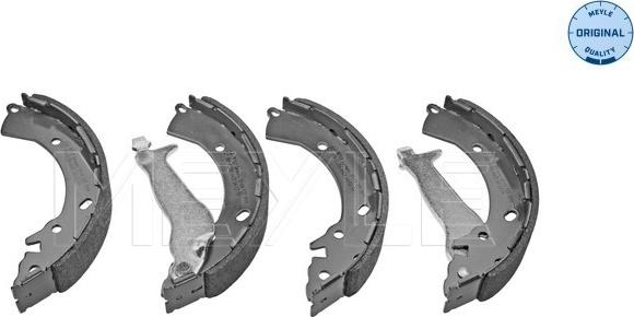 Meyle 37-14 533 0004 - Комплект тормозных колодок, барабанные autospares.lv