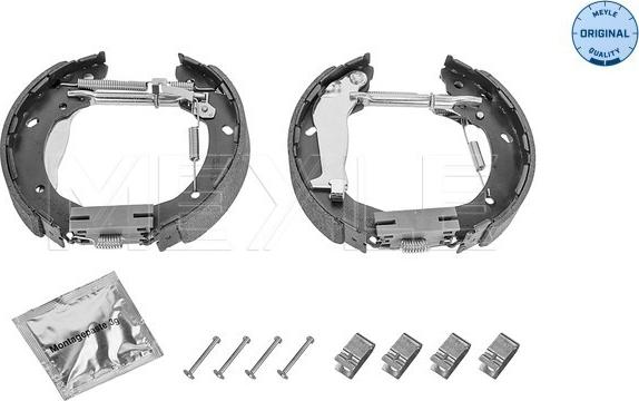 Meyle 37-14 533 0002/K - Комплект тормозных колодок, барабанные autospares.lv