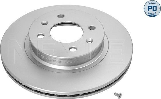 Meyle 37-15 521 0045/PD - Тормозной диск autospares.lv