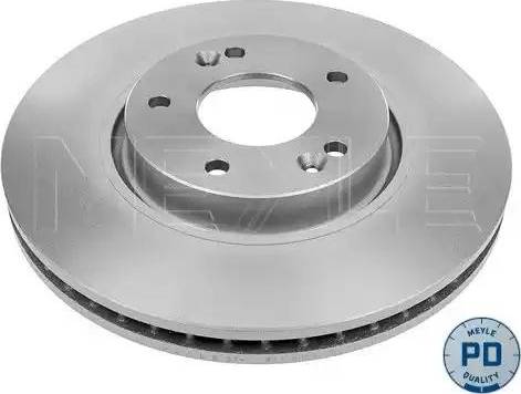 Meyle 37-15 521 0012/PD - Тормозной диск autospares.lv