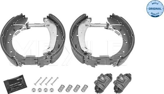 Meyle 214 533 0049 - Комплект тормозных колодок, барабанные autospares.lv