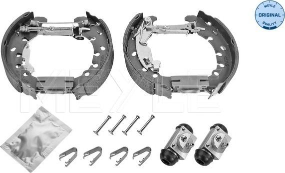 Meyle 214 533 0040 - Комплект тормозных колодок, барабанные autospares.lv