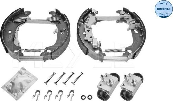 Meyle 214 533 0043 - Комплект тормозных колодок, барабанные autospares.lv