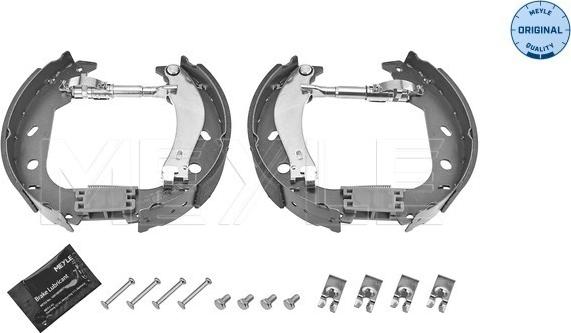 Meyle 214 533 0009/K - Комплект тормозных колодок, барабанные autospares.lv