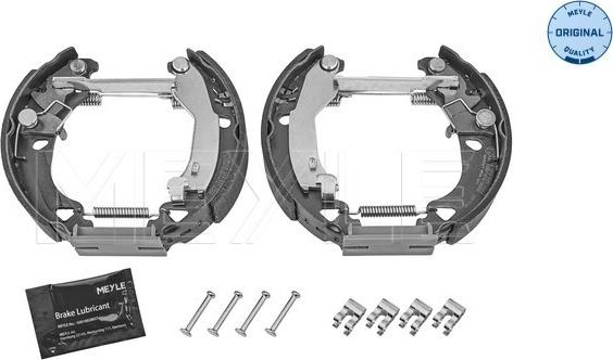 Meyle 214 533 0002/K - Комплект тормозных колодок, барабанные autospares.lv