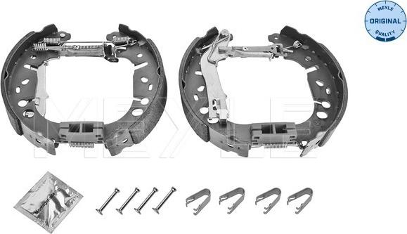 Meyle 214 533 0007/K - Комплект тормозных колодок, барабанные autospares.lv