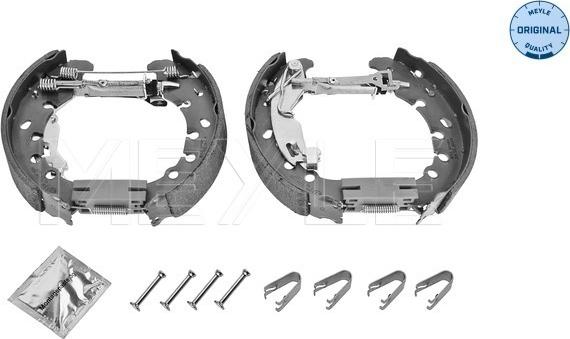 Meyle 214 533 0010/K - Комплект тормозных колодок, барабанные autospares.lv