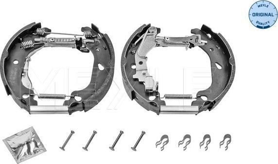 Meyle 214 533 0018/K - Комплект тормозных колодок, барабанные autospares.lv