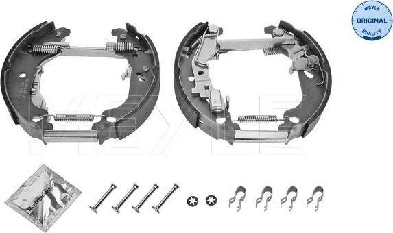 Meyle 214 533 0013/K - Комплект тормозных колодок, барабанные autospares.lv