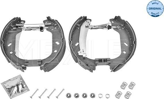 Meyle 214 533 0017/K - Комплект тормозных колодок, барабанные autospares.lv