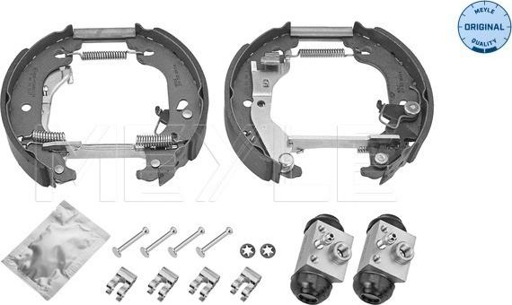 Meyle 214 533 0039 - Комплект тормозных колодок, барабанные autospares.lv