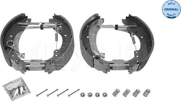 Meyle 214 533 0020/K - Комплект тормозных колодок, барабанные autospares.lv