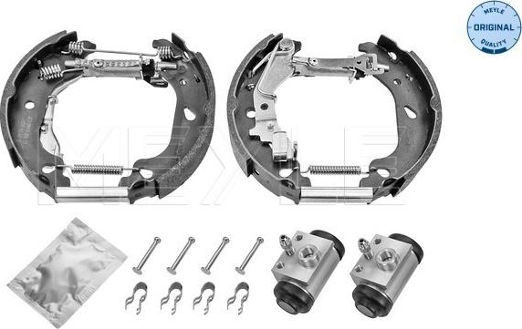 Meyle 214 533 0028 - Комплект тормозных колодок, барабанные autospares.lv