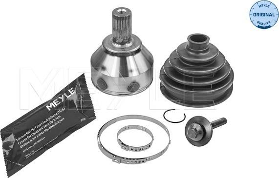 Meyle 714 498 0024 - Шарнирный комплект, ШРУС, приводной вал autospares.lv