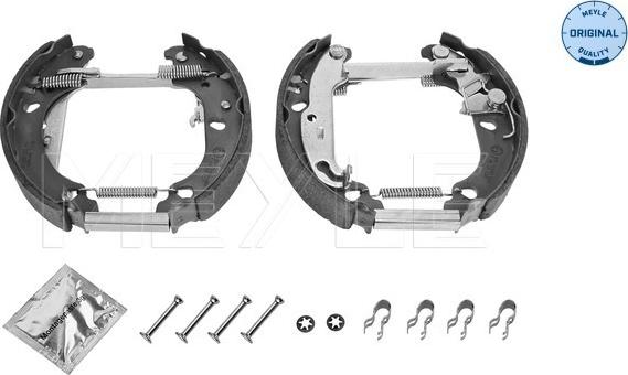 Meyle 714 533 0001/K - Комплект тормозных колодок, барабанные autospares.lv