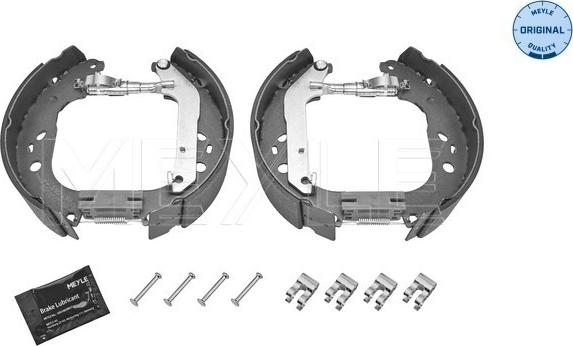 Meyle 714 533 0007/K - Комплект тормозных колодок, барабанные autospares.lv