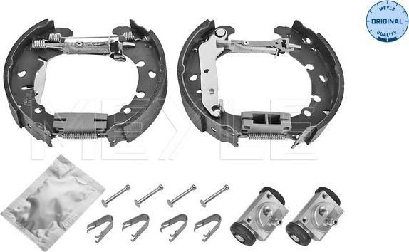 Meyle 714 533 0016 - Комплект тормозных колодок, барабанные autospares.lv