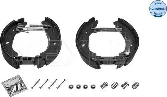 Meyle 714 533 0022/K - Комплект тормозных колодок, барабанные autospares.lv