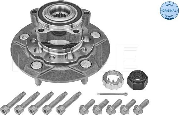 Meyle 714 652 0006 - Ступица колеса, поворотный кулак autospares.lv