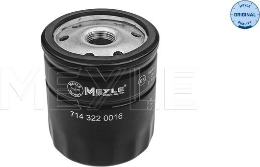 Meyle 714 322 0016 - Масляный фильтр autospares.lv