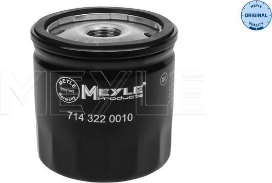 Meyle 714 322 0010 - Масляный фильтр autospares.lv