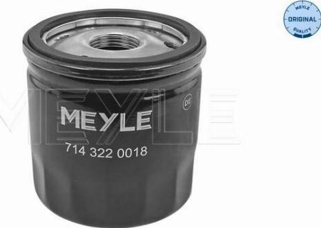 Meyle 714 322 0018 - Масляный фильтр autospares.lv