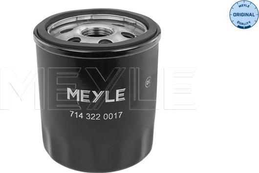 Meyle 714 322 0017 - Масляный фильтр autospares.lv
