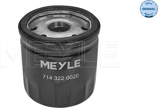 Meyle 714 322 0020 - Масляный фильтр autospares.lv