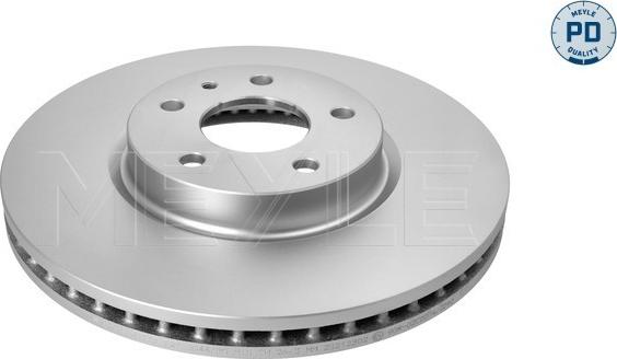 Meyle 715 521 0044/PD - Тормозной диск autospares.lv