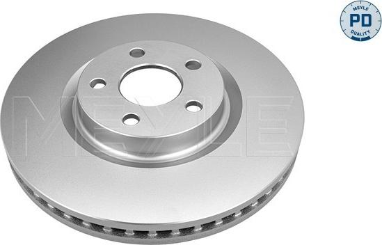 Meyle 715 521 0045/PD - Тормозной диск autospares.lv