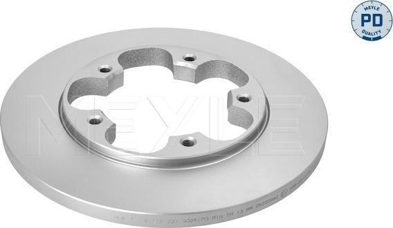 Meyle 715 523 0029/PD - Тормозной диск autospares.lv