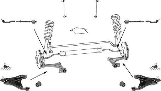 Meyle WG0854700 - Подвеска колеса autospares.lv