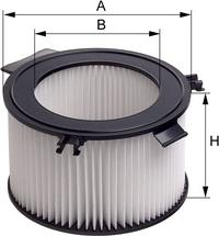 Mfilter A 958 - Фильтр воздуха в салоне autospares.lv