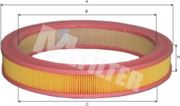 Mfilter MA 6692 - Воздушный фильтр, двигатель autospares.lv