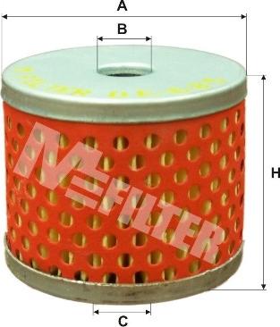 Mfilter DE 685 - Топливный фильтр autospares.lv